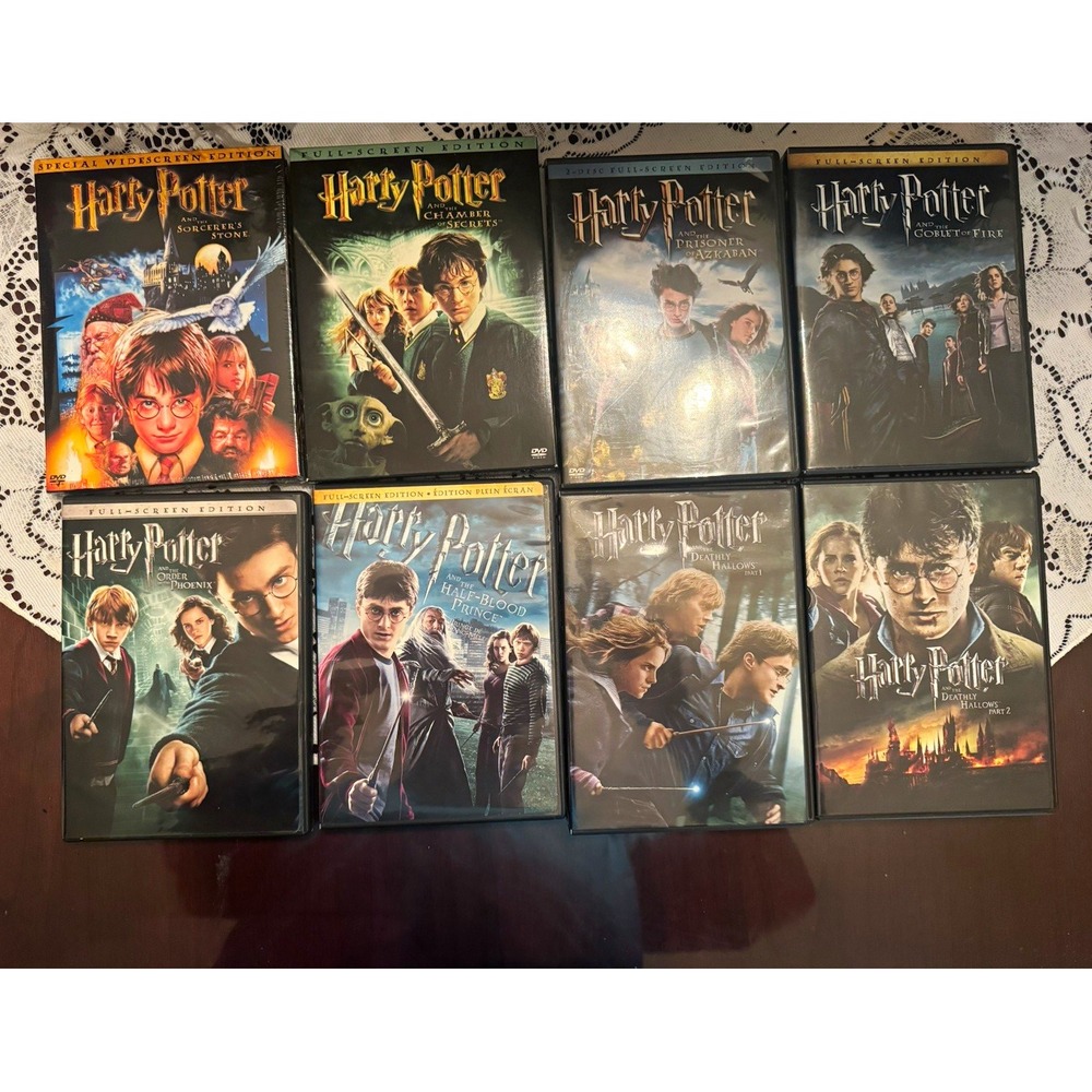 Warner Bros Harry Potter Complete Series DVDs